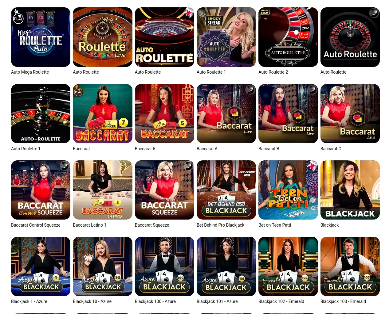 Panoramica dei giochi disponibili su Winspirit Casino dopo la registrazione